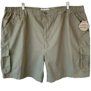 Roundtree & Yorke Authentic Outfitters New Cargo Shorts Men Size 48 Sage Green